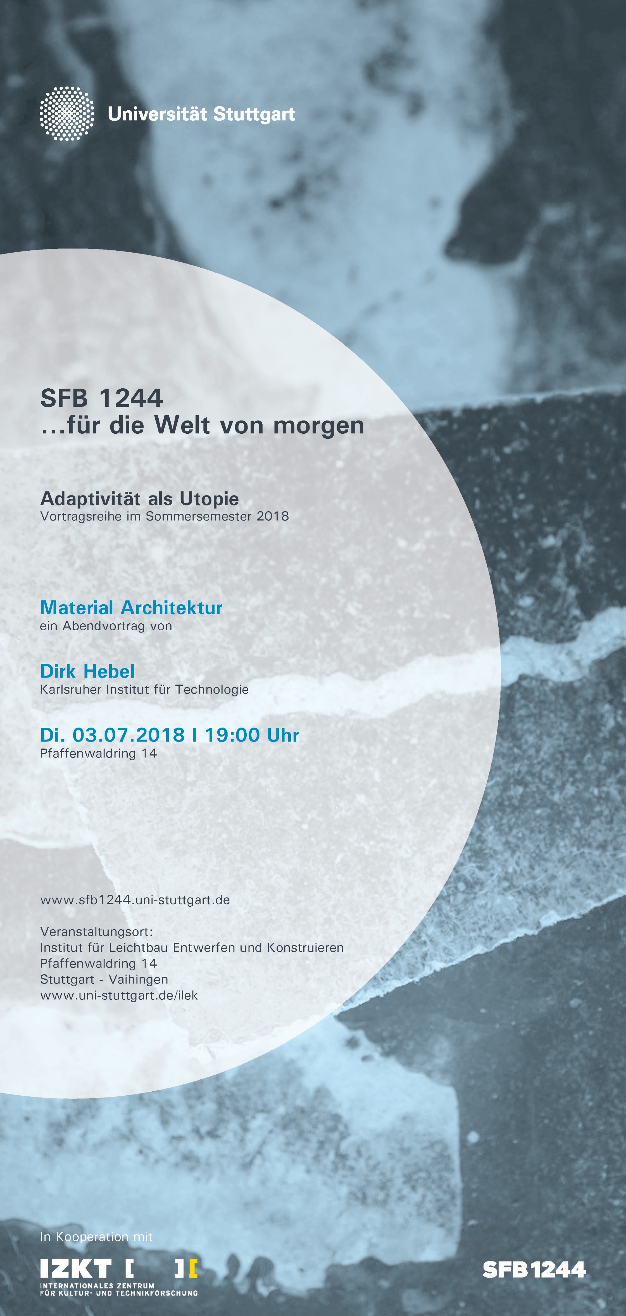 Flyer Vortrag Dirk Hebel 