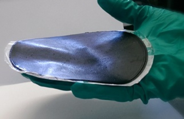 „Buck-Gel“ Beschichtung nach einem Filtrierprozess zur Herstellung von Elektroden-Halbzeugen